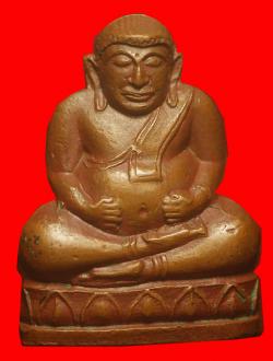 รูปเหมือนปั๊มพระสังกัจจายน์ สูง 3 ซม.