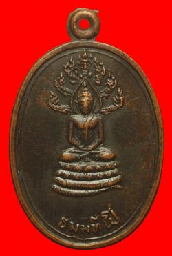 เหรียญพระนาคปรก ธมฺมทีโป วัดพัฒนา อ.แสวงหา จ.อ่างทอง